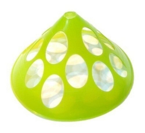 Cono Ranurado Color Verde Entrenamiento Por Unidad 0