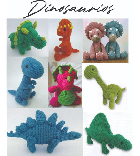18 Patrones Dinosaurios Amigurumis 0