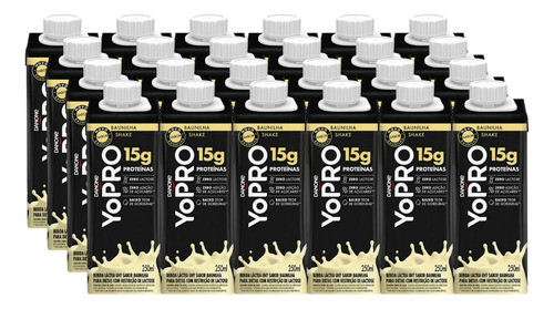 Yopro Baunilha 15g Zero Lactose 250ml - 24 Unidades 0