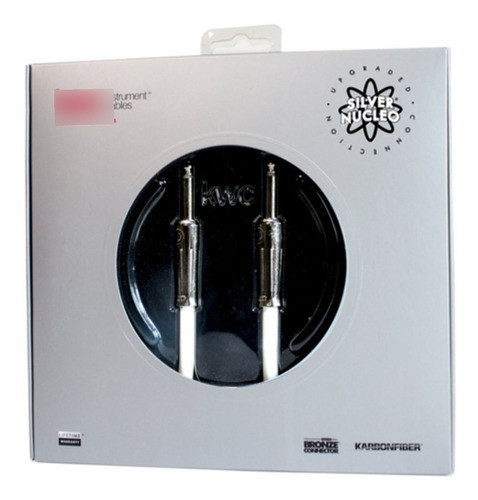 Cable P/instrumento Kwc Silver Nucleo Plug-plug 6mts 0