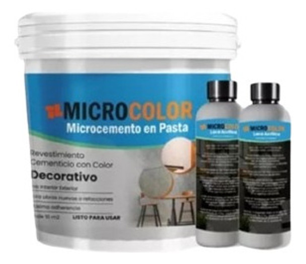 Microcemento Kit Para 10 M2 Listo Para Usar, Sin Mezclas 0