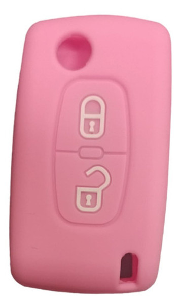 Cubre Llave De Silicona Peugeot  207 Gti - 3008  Pink 0