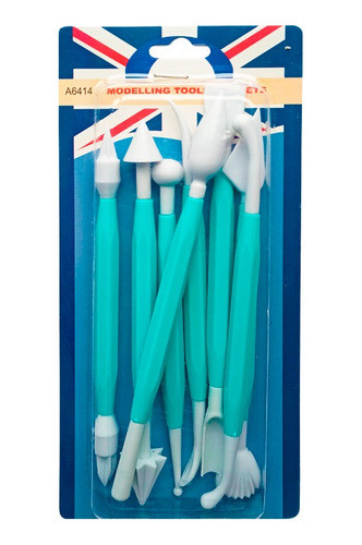 Set 8 Estecas P/ Modelar Porcelana Fria Insumos - Yc Taller 0