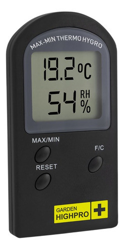Termohigrómetro Garden Highpro Basic Cultivo Indoor 0