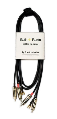 Cable De Audio Rca - Rca Stereo - Bulkaudio (disco) 1 Mt. 0