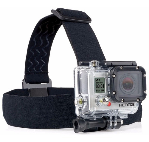 Faixa Nylon Suporte P/ Colocar A Gopro Na Cabeça Ou Capacete 0