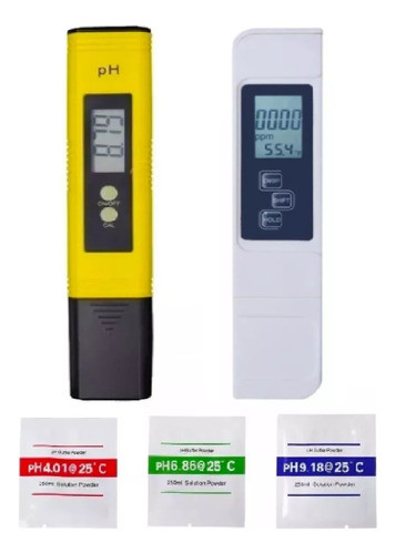 Medidor Ph Autocalibrable + Medidor Ec, Tds Temp Combo 0