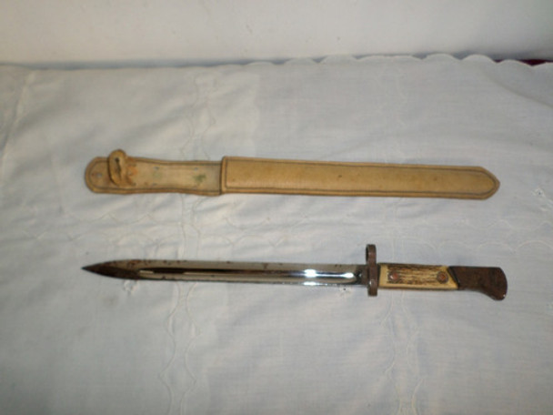 Antigua Bayoneta Espada Mauser Csz Checoslovaquia 43,5 Cm 0