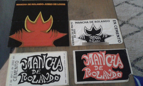 Calcos Originales De La Mancha De Rolando. Precio Por Todas. 0