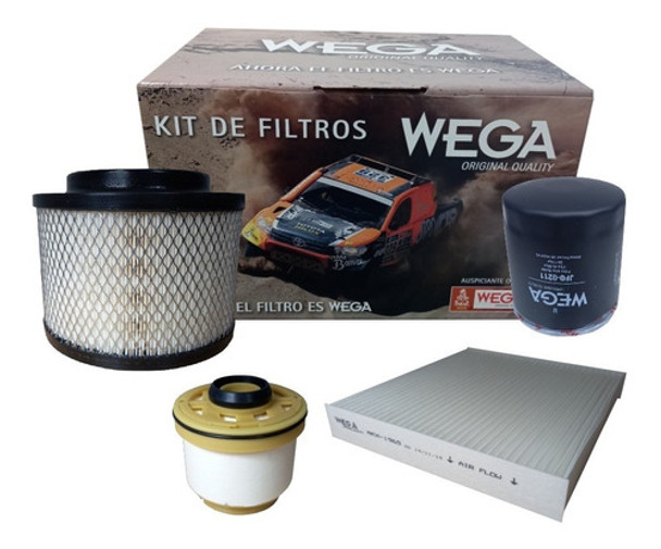 Kit De Filtros Wega Para Toyota Hilux 3.0 Td - 2.5 Td 0