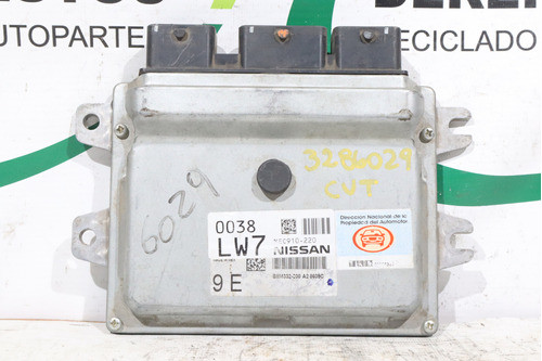 Ecu Modulo Inyeccion Nissan Note Cvt Mec910-220 3286029 0