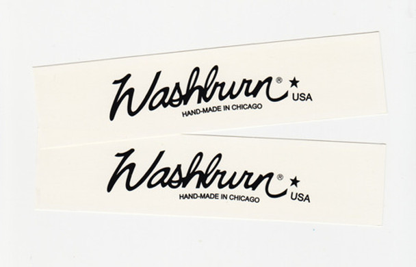 2 Calcos - Calcas - Decals  Washburn Model Para Restauración 0