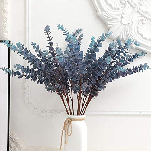 Fulehouzz 3 Piezas De Hojas De Eucalipto Artificiales De Tac 0