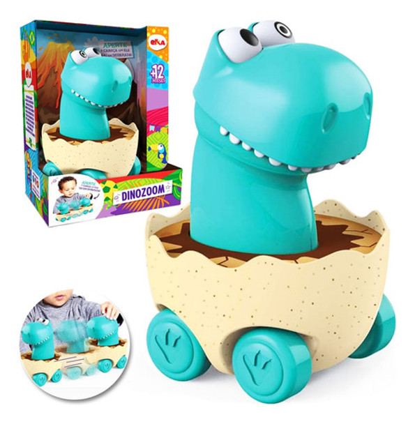 Boneco Dinozoom Carrinho C/ Fricção Brinquedo Infantil Bebês 0