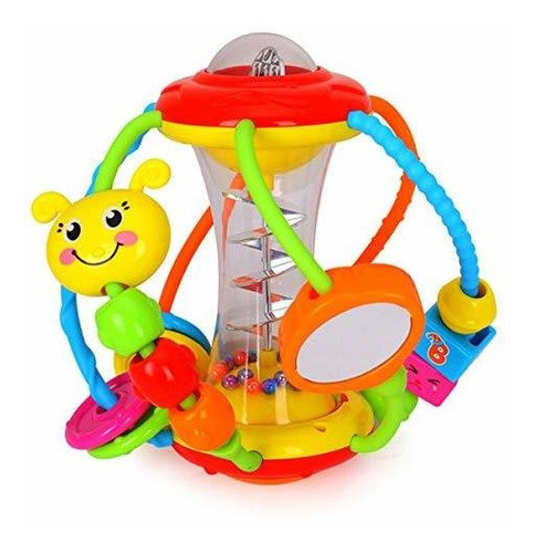 Juguetes Para Bebés Sonajero Actividad Agitador Sensorial 0