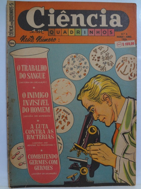 Ciência Em Quadrinhos - Nº 5  O Trabalho Do Sangue  1954 0