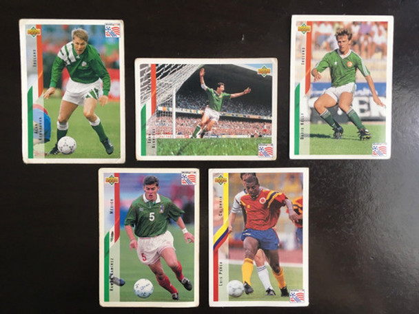 5 Tarjetas Upper Deck World Cup Usa 1994, Estado Muy Bueno 0