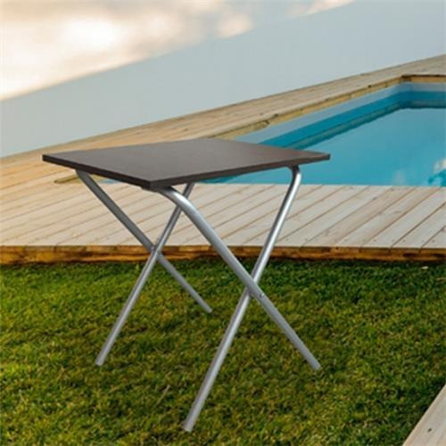 Dielfe Mpl050 Mesa Auxiliar Rect. 50x60x45 Caño Aluminio/wen 0