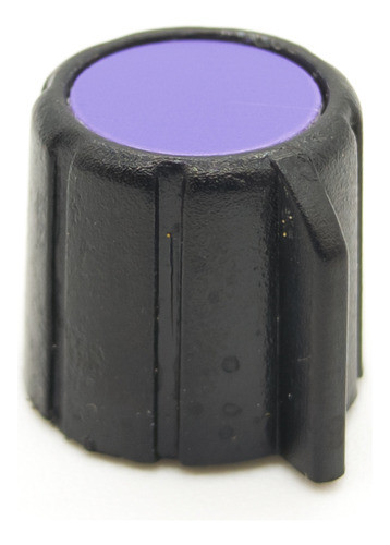 5 Perillas Potenciometro Violeta 14mm X 13mm Buje Bronce 0