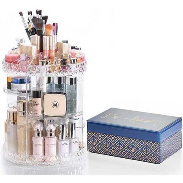 Kit Organizador Giratório E Porta Joias Be Happy 0