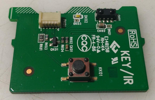 Botonera + Sensor Remoto Tv Tcl L40s6500 E148158 Rh-k4 0