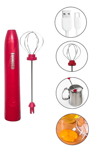 Mixer Portátil Vermelho 0