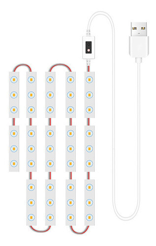 Lamp String Led Mirror Usb Led Strip Lights Control 0