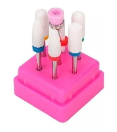 Kit Fresa Cerámica Manicura Pedicura Torno Uñas Gel Acrilico 0