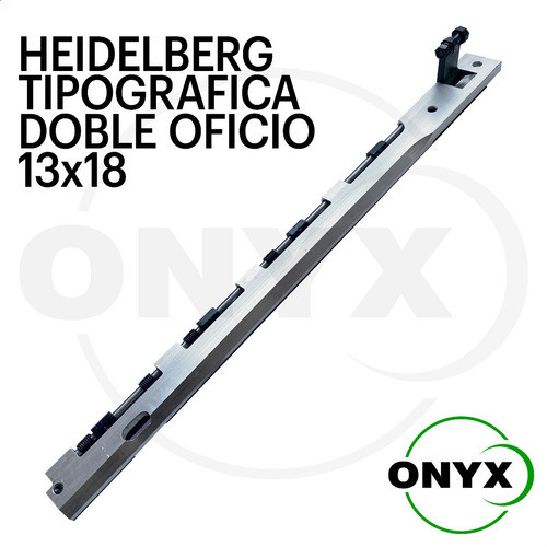 9501 | Barra De Pinzas Minerva Tipografica 13x18 Doble Ofici 0