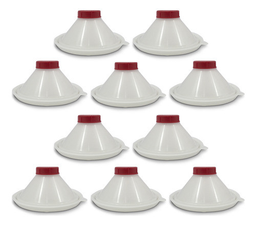 10 Tampas Para Galão Tinta 18l Universal - 100% Reutilizave 0