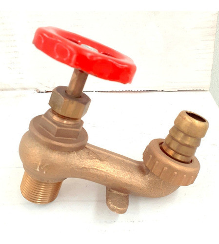 Canilla Para Nicho De Bronce 3/4  Invertida Italiana 0