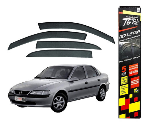Kit 4 Calha De Chuva Vectra 1997 98 99 03 04 05 Tg Poli Tgp 0