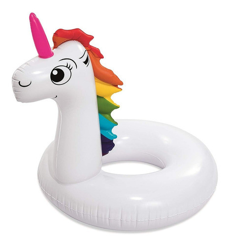 Unicornio Aro Flotador Gigante Inflable Bestway Pileta 36123 0