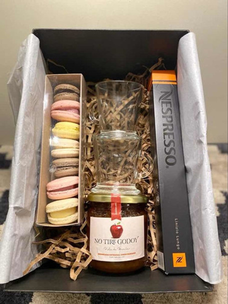 Box Café Nesspreso Macarrons Regalos Cumpleaños Aniversario 0