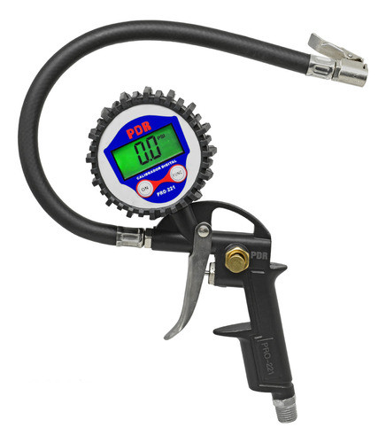 Calibrador De Pneus Digital Borracharia Veicular Pro-221 Pdr 0