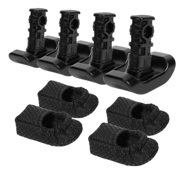 Deslizadores De Esqui Con Fundas Para Andador 4un Negros 0