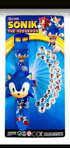 Reloj Sonic Con 24 Proyecciones Juguete 0