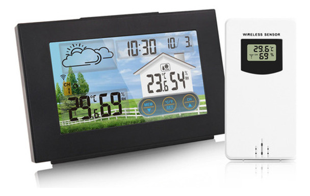 Estação Meteorológica Sem Fio Forecaster Indoor Outdoor 0