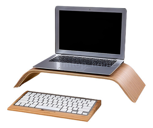 Bambú P Base Titular De Soporte De Teclado iMac Pc Teclado P 0