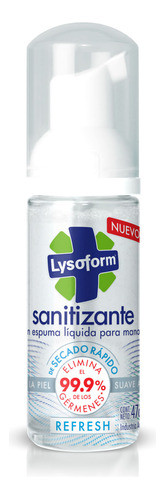 Sanitizante Para Manos Lysoform Refresh X 47 Ml 0