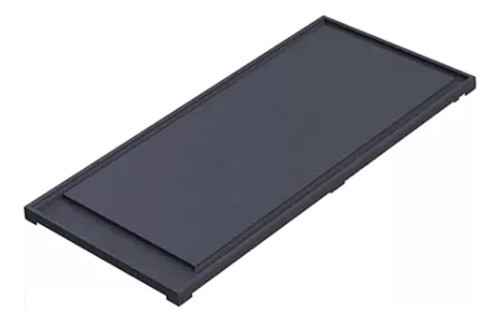 Chapa Lisa De Ferro Fundido Preta Bifeteira Grelhar Carnes 0