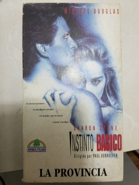 Cassette Vhs Instinto Básico Bajos Instintos 0