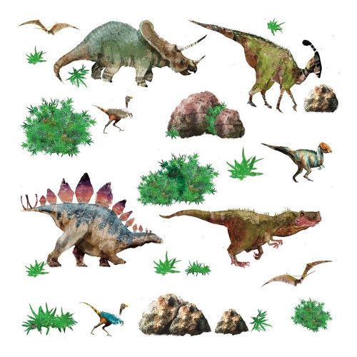 Vinilo Decorativo Pared [07j6rvnm] Dinosaurios 0