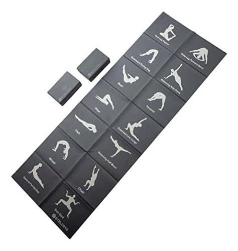 Skelcore Juego De Esterilla De Yoga Y Bloques, 0