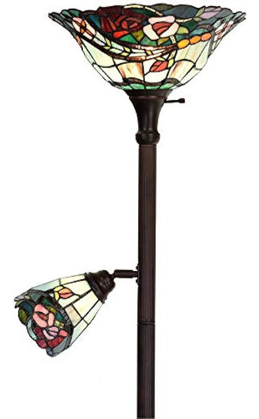 Bieye L10739 Lámpara De Pie Antorchiere Con Vitrales Estilo 0 Bieye L10739 Lámpara De Pie Antorchiere Con Vitrales Estilo 0