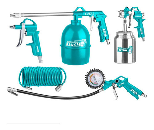 Set De 5 Herramientas Para Compresor Total 0