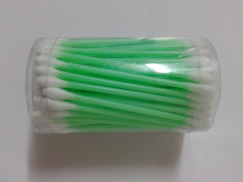Hisopos Flexibles Doble Punta 100% Algodon X 100 Unidades $ 0