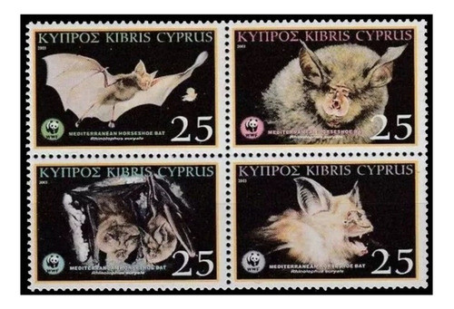 Fauna - Wwf - Murciélagos - Chipre - Serie Mint 0
