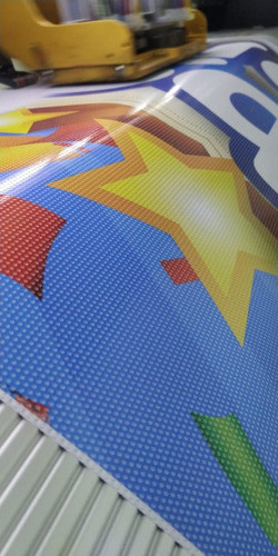 Vinilo Microperforado Autoadhesivo Impreso Ploteo Vidrieras 0