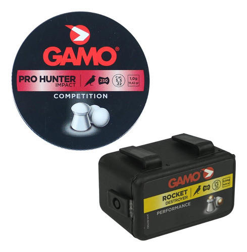 Munição Carabina Chumbinho Gamo Rocket Destroyer + Pro Hunt 0